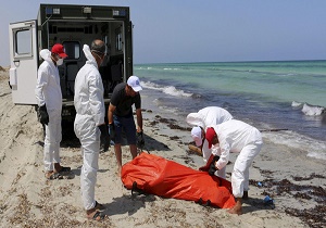 37 کشته در پی غرق شدن قایق مهاجران در سواحل لیبی