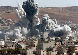 بمباران مواضع داعش در شمال حلب
