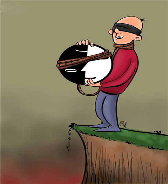 بیان آسیب‌های «فرقه حلقه» با زبان کاریکاتور +تصاویر