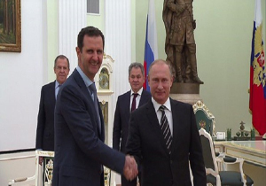 پوتین و اسد در مسکو دیدار کردند + فیلم