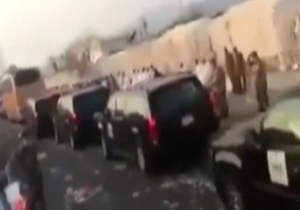 لحظه عبور کاروان پسر پادشاه عربستان در حادثه منا + فیلم