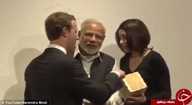 کلنجار نخست وزیر هند و موسس فیس بوک