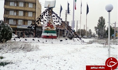 برف پاییزی ایران را سفید کرد + تصاویر