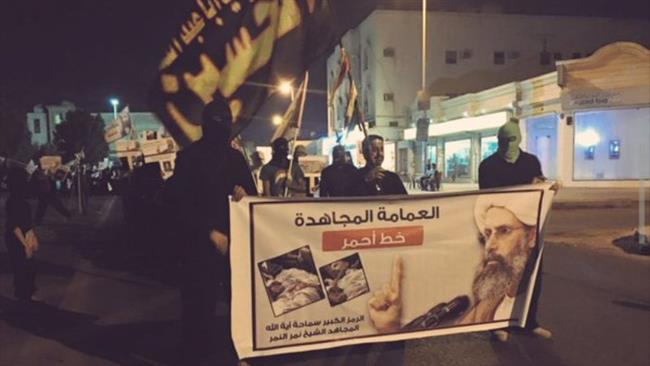 تظاهرات شیعیان عربستان در اعتراض به حكم اعدام شیخ نمر