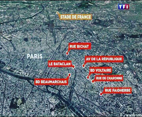 اروپا در شوک فرو رفت/ انفجار و حملات مرگبار در قلب پاریس/ صدها کشته و زخمی و 100 گروگان +تصاویر