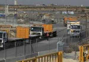 کاهش تردد کامیون‌های حمل بار از مرز شلمچه