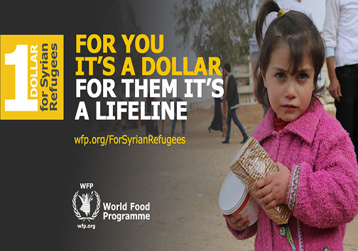 اقدام جالب برنامه جهانی غذا برای کمک به کودکان آواره سوری +تصاویر