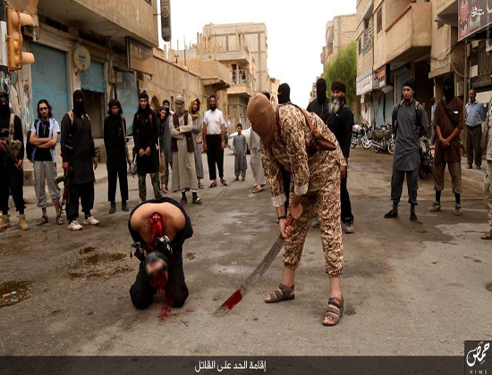 اعدام جوان سوری توسط داعش+تصاویر