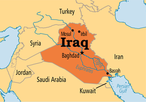 اصابت پانزده موشک به اطراف پادگانی در بغداد