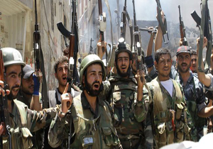 ارتش سوريه مواضع افراد مسلح را هدف قرار داد