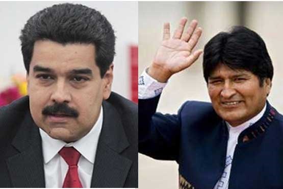 روسای جمهور ونزوئلا و بولیوی وارد تهران شدند