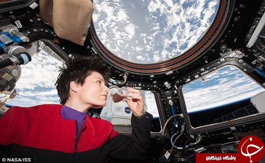 تصاویری تماشایی از تلاش فضا‌نوردان برای نوشیدن قهوه در فضا