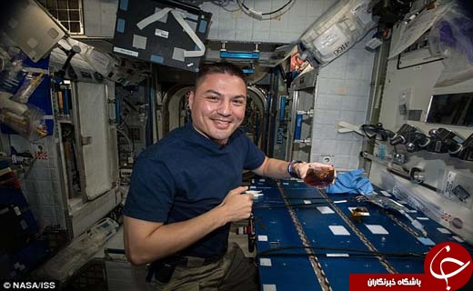 تصاویری تماشایی از تلاش فضا‌نوردان برای نوشیدن قهوه در فضا