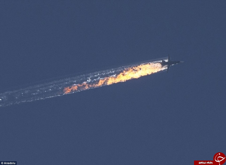 نزدیکترین عکس از سقوط جنگنده روسی+مختصات