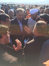 افتتاح تقاطع غیر هم سطح میامی - جاجرم با حضور وزیر راه و شهرسازی