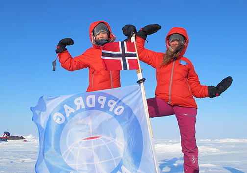 جوانترین اسکی‌بازانی که تا به امروز روانه قطب شمال شدند + تصاویر