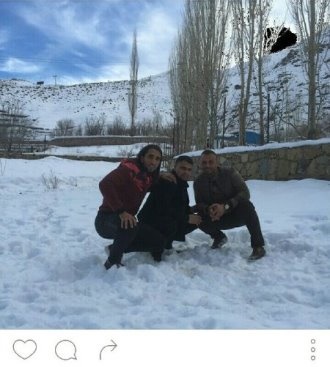 تصاویری از خوشگذرانی بازیکن استقلال در ارتفاعات تهران