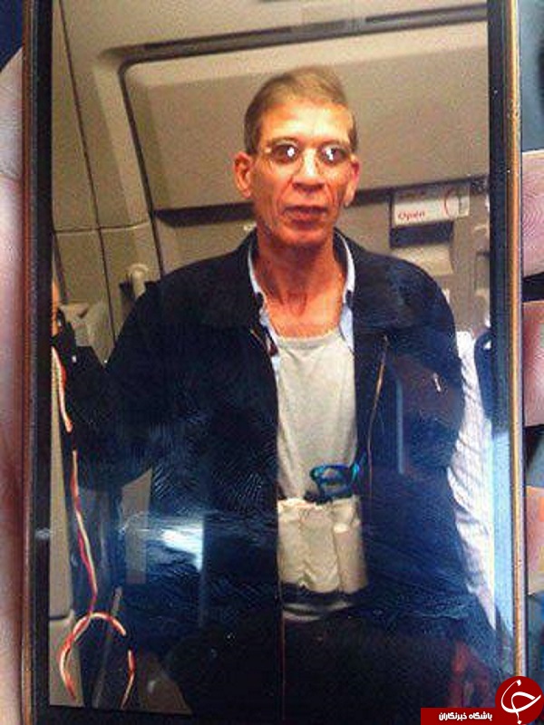 مسئول هواپیما ربایی مصری اینگونه ظاهر شد +عکس