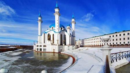 یکی از زیباترین مساجد جهان در روسیه+تصاویر