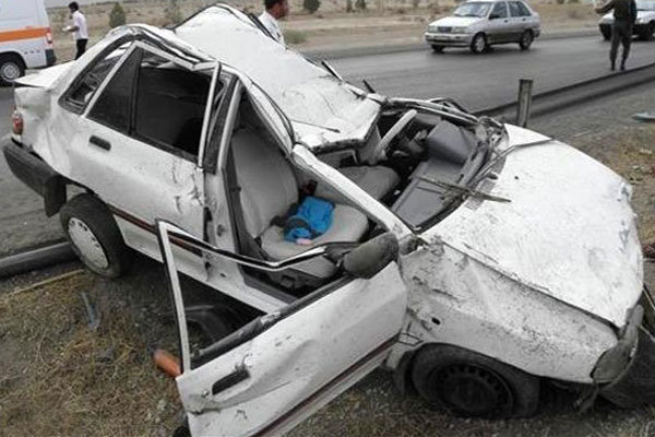 تصادف خونین خودروها در جاده چالوس 4 مسافر نوروزی را راهی بیمارستان کرد