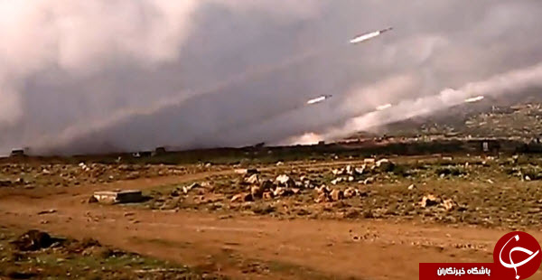موشک هایی که یک نفس بر سر داعش می ریزند +عکس و فیلم