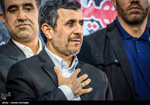 سفر احمدی نژاد به استان آمل