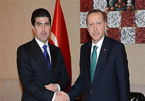 دیدار نخست وزیر اقلیم کردستان عراق با رجب طیب اردوغان