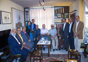 جشن تولد ۸۶ سالگی «پدرسالار ایران» با حضور جمعی از هنرمندان