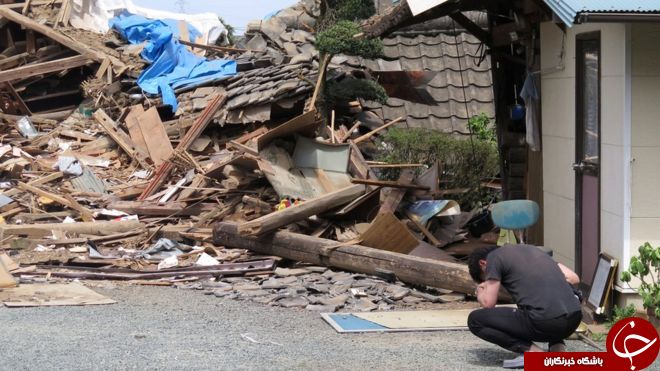 روایت تصویری از زلزله ژاپن