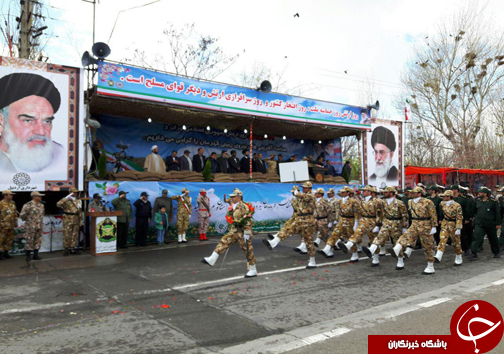 مراسم رژه نیروهای مسلح در اردبیل+ تصاویر