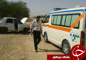 فرار مرگبار راننده پراید از دست پلیس بوشهر+عکس