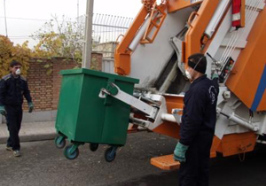 نصب سیستم مجهز جمع آوری زباله در بازار «سرگذر» همدان