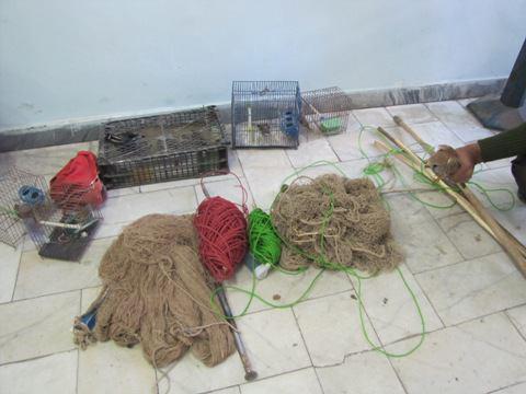 بازداشت صیادان پرندگان وحشی درنیشابور