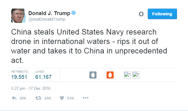 چین خطاب به ترامپ: دیگر توییت نگذار