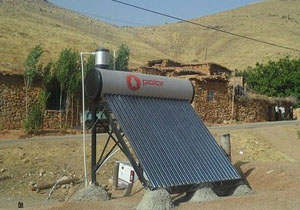 نصب 254 آبگرمکن خورشیدی در چهارمحال و بختیاری