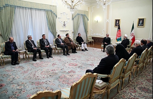 دیدار رییس اجرایی دولت افغانستان با دکتر روحانی