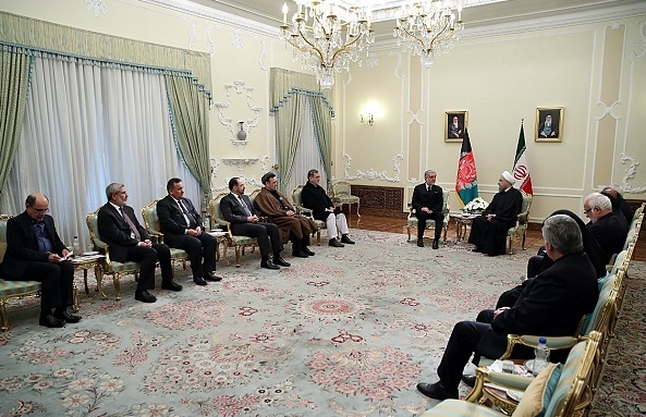 دیدار رییس اجرایی دولت افغانستان با دکتر روحانی