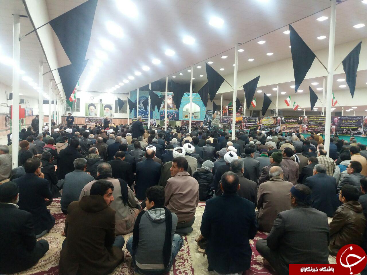 مراسم بزرگداشت ارتحال آیت الله هاشمی رفسنجانی در آران و بیدگل + تصاویر