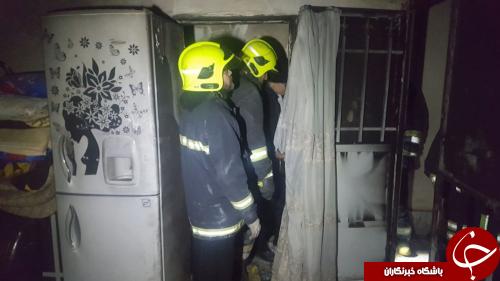آتش‌سوزی در منزل مسکونی یک کشته و مصدوم بر جای گذاشت