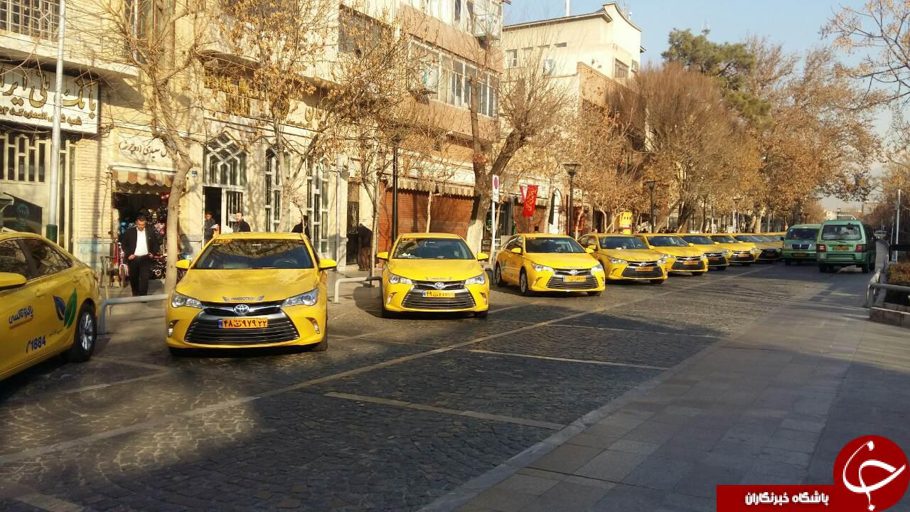 تصاویری از افتتاح خط تاکسی در بازار