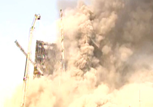 توضیحات مدیریت بحران منطقه 12 از آتش سوزی ساختمان پلاسکو + فیلم