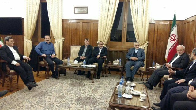 برخی اعضای کمیسیون امنیت ملی مجلس با ظریف دیدار کردند