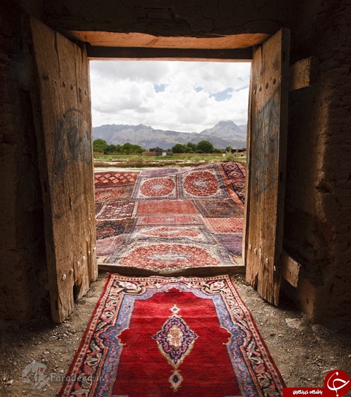 گزارش تصویری/ تجربه متفاوت عکاس ایرانی با فرش