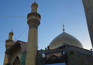 تصاویری از گنبد جدید حضرت علی (ع)