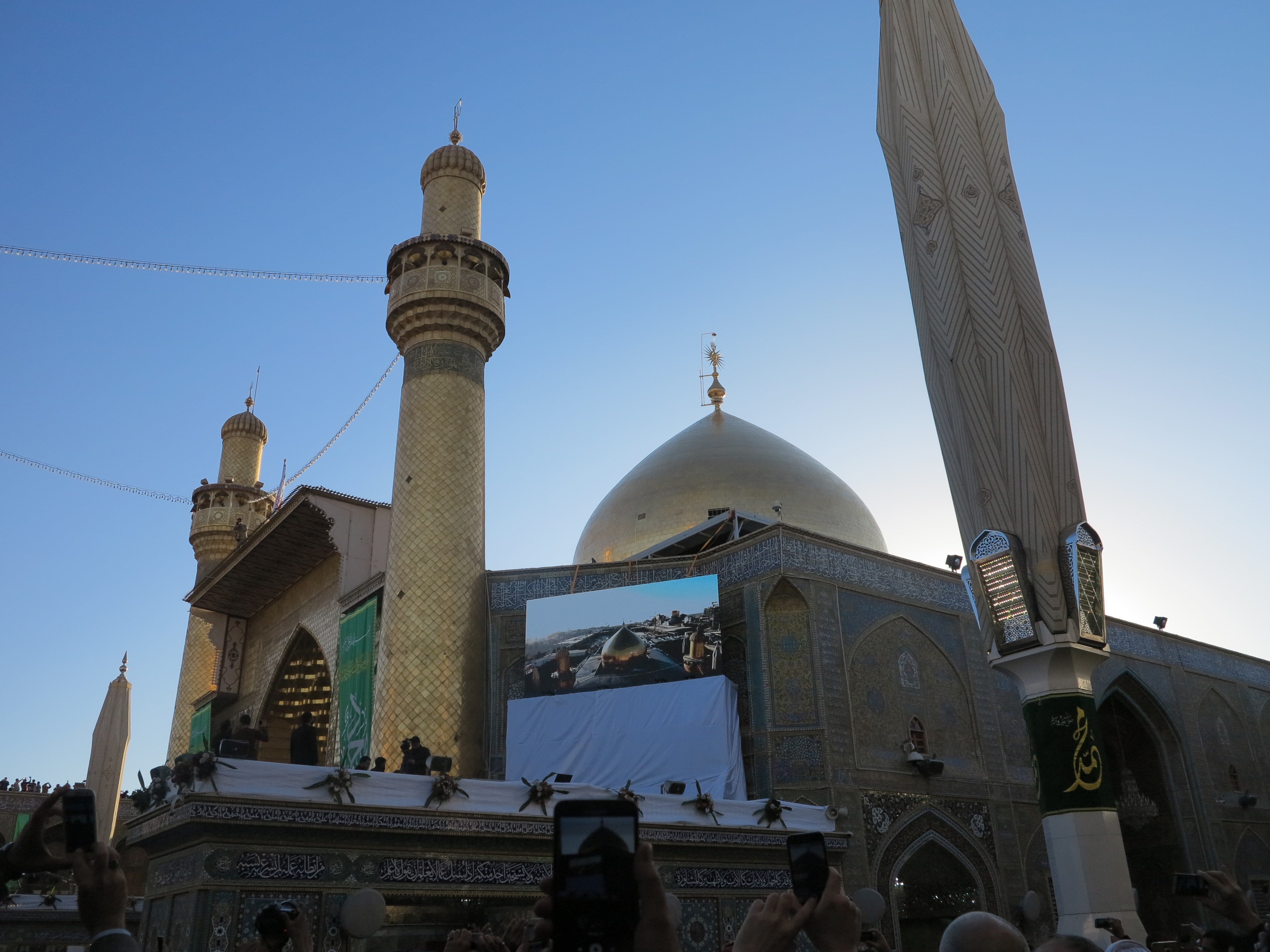 تصویر گنبد جدید حضرت علی (ع)
