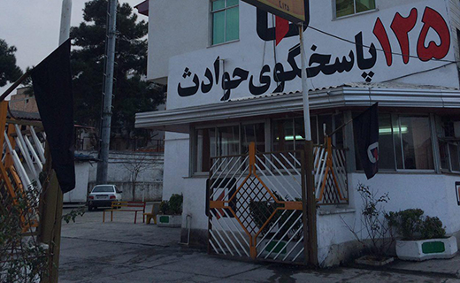 همدردی آتش نشانان گرگان با حادثه دیدگان ساختمان پلاسکو در تهران