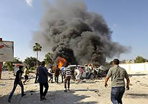وزیر کشور سابق لیبی در اثر انفجار زخمی شد