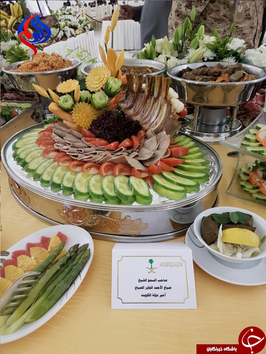 غذاهای شاهانه‌ای که فقط برای شاه عربستان تهیه می‌شود +تصاویر