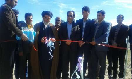 افتتاح و کلنگ زنی پنج طرح در زرین آباد