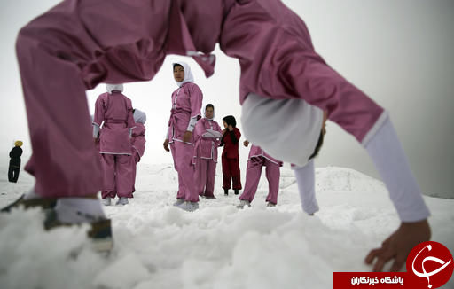 تصاویری دیدنی از مدرسه شائولین زنان افغان